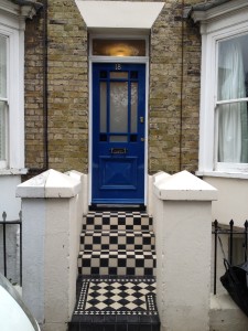 Period front door and floor tile?s - Period Property Renovation in Kent